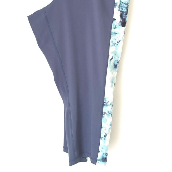 Livi Active by Lane Bryant Women's Sz 3X(22/24) Slate Blue Wicking Capri Legging - Picture 10 of 15